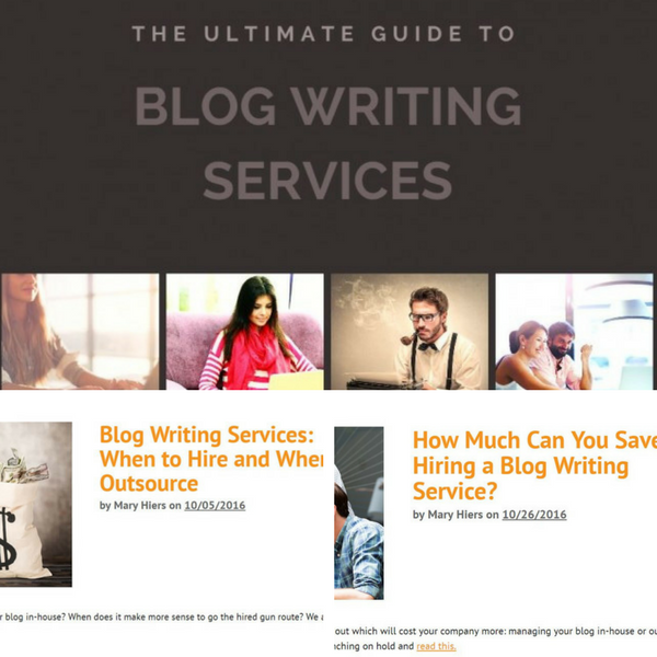 guide to blog writing services
