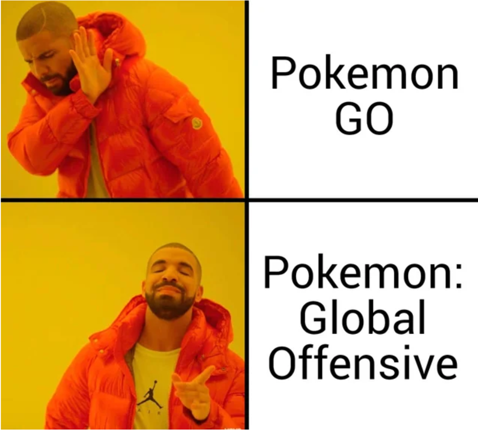 Pokemon go meme