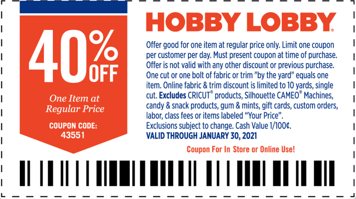 Hobby Lobby Coupon