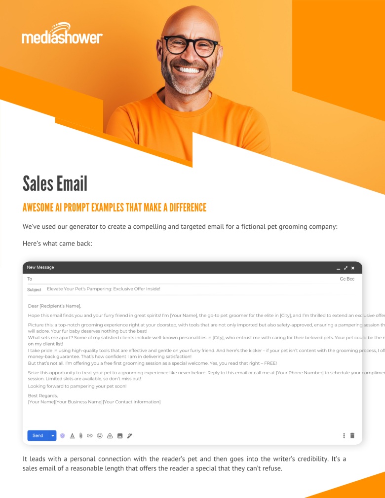AI prompts for Sales Emails