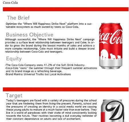Coca Cola's Marketing Brief
