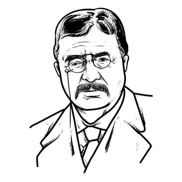 drawing of roosevelt
