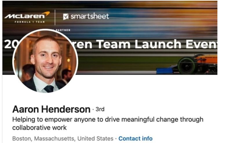 Aaron Henderson LinkedIn profile