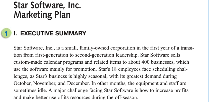 Star Software Marketing Plan
