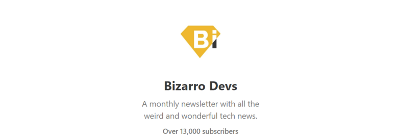 bizarro devs newsletter