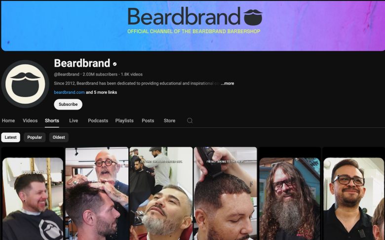 beardbrand on youtube