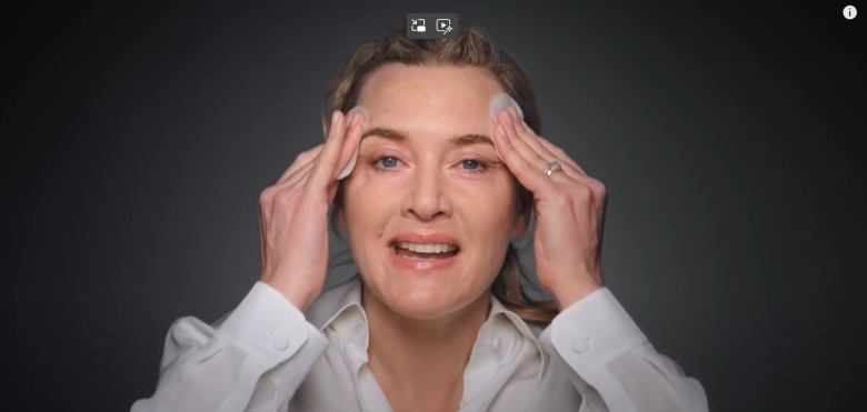 kate winslet on an ad