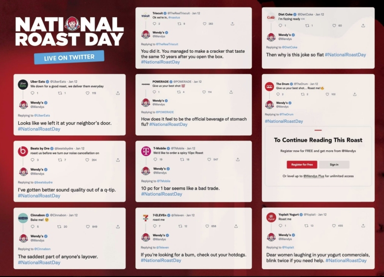 national roast day summary of posts