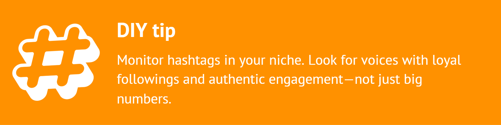 pro tip about monitoring hashtags in your niche
