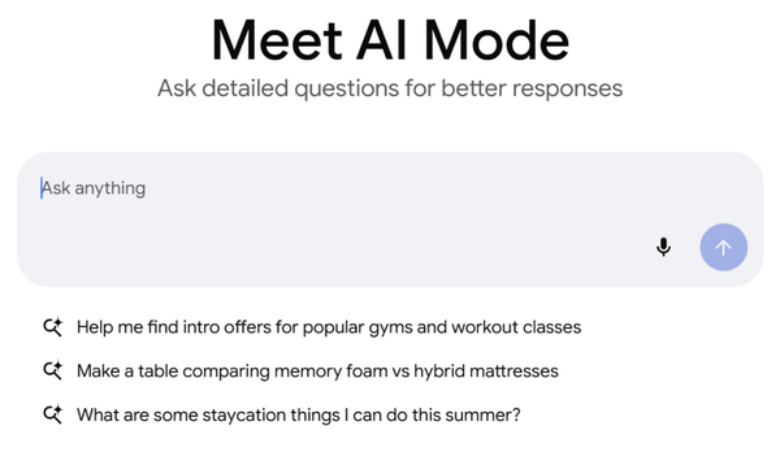 Google AI mode