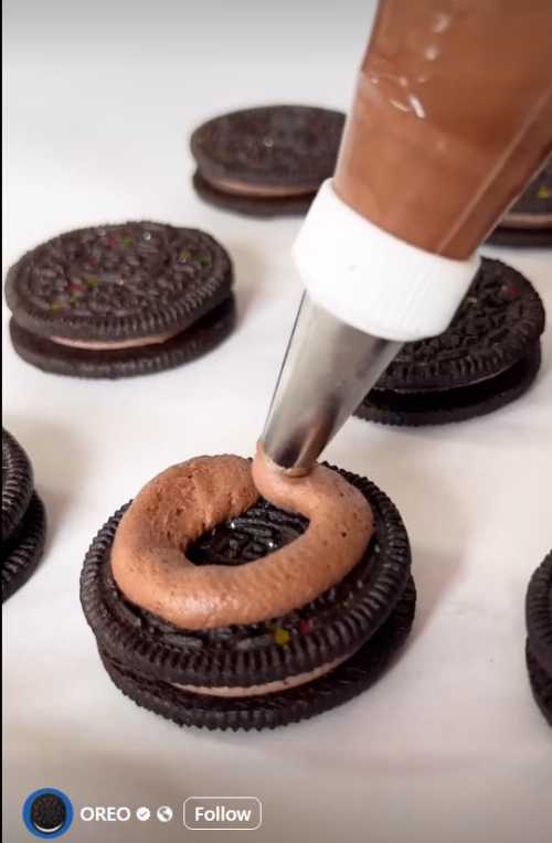 Oreo making video on social
