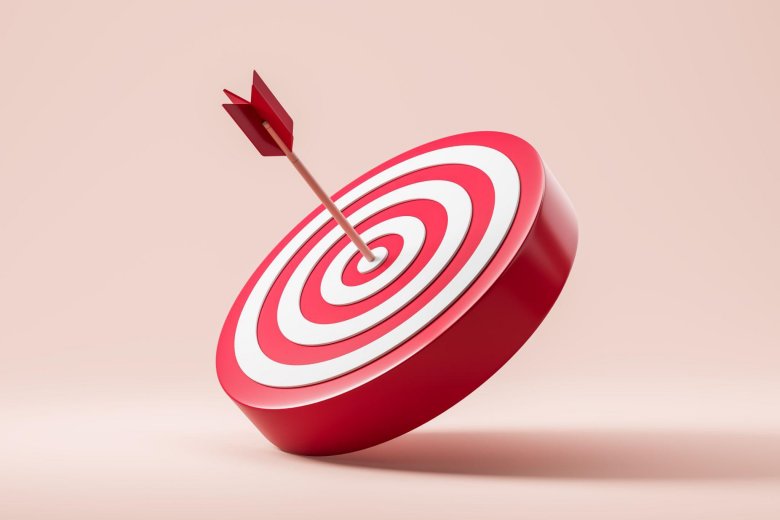 bullseye with an arrow in the middle