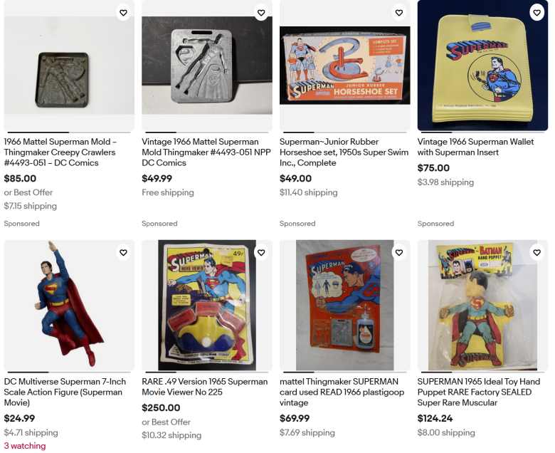 superman toys on sale online