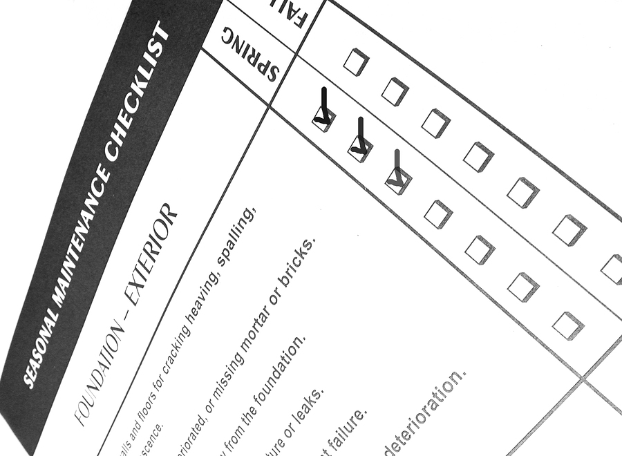 Home maintenance checklist