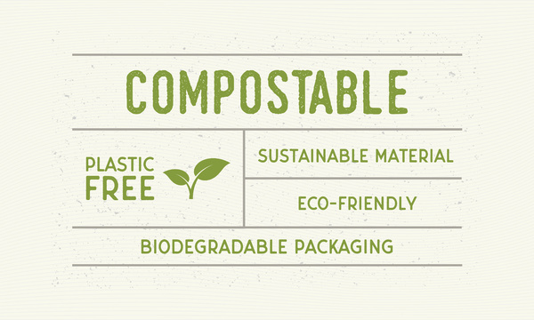 Eco Friendly 100% Biodegradable Disposable Compostable Custom Logo