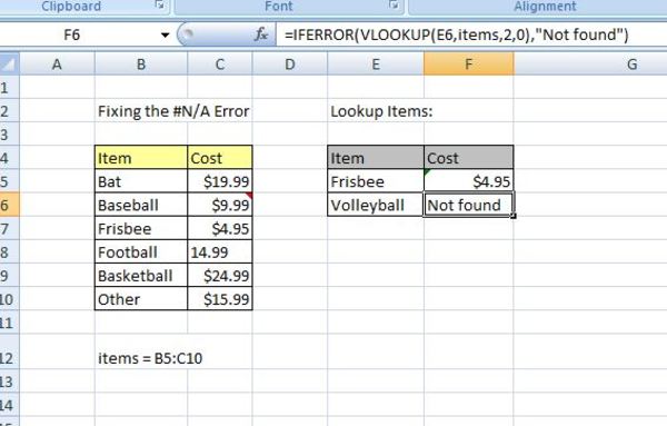 How To Locate And Resolve The N A Error In Excel Excelchat