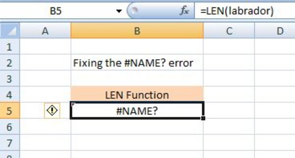 The Name Excel Error How To Find And Fix Name Errors In Excel Excelchat