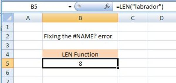 The Name Excel Error How To Find And Fix Name Errors In Excel Ms Excel Tutorials