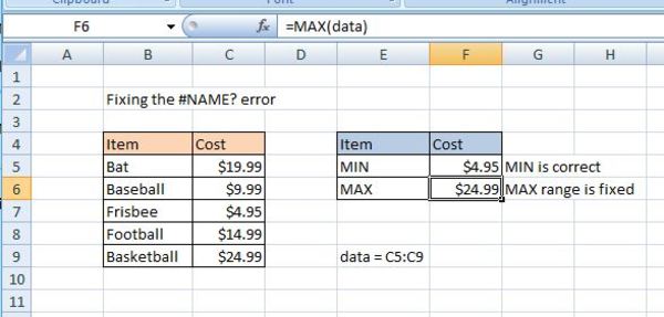 The Name Excel Error How To Find And Fix Name Errors In Excel Excelchat