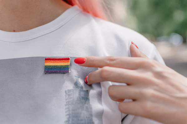 Rainbow patch.
