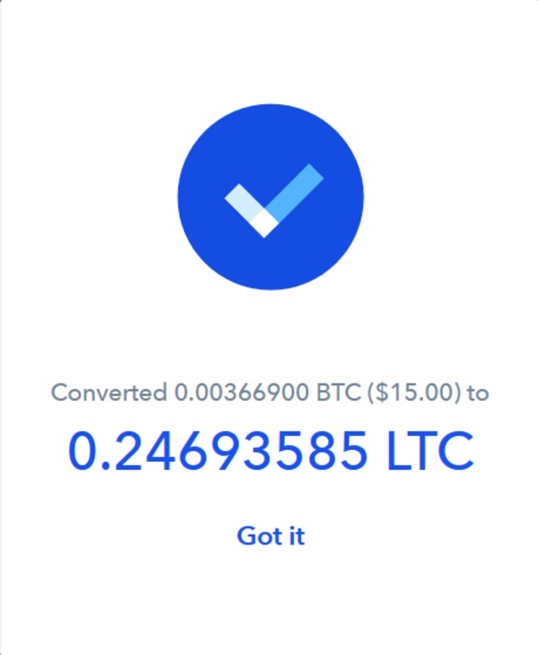 Coinbase converted page.