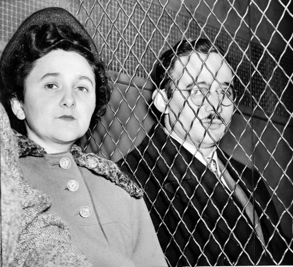 Julius and Ethel rosenberg fallout shelter sign