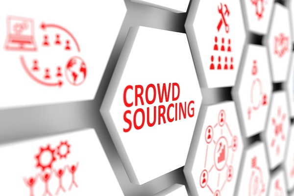 Button labeled crowd sourcing.