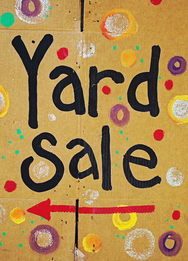 Perfect yard sale