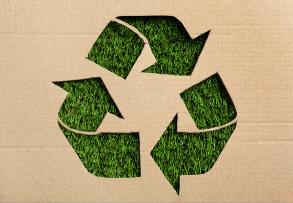 Recycle symbol.