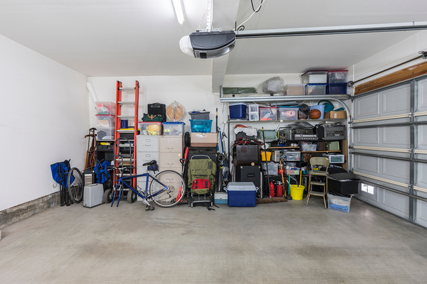 Garage interior.