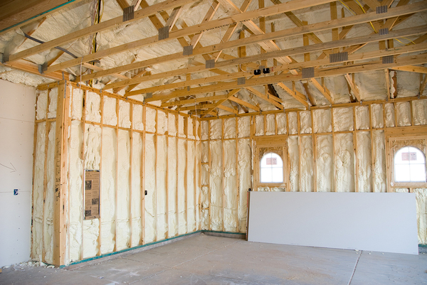 Insulation on walls