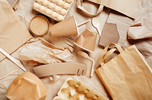 Brown paper product packaging.