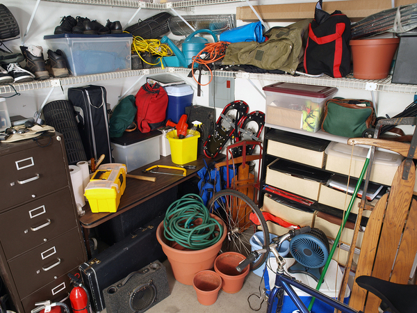 Messy garage