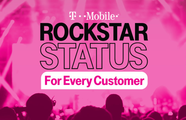 T Mobile Rockstar status campaign.