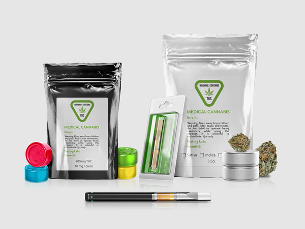 Medical cannabis packaging.