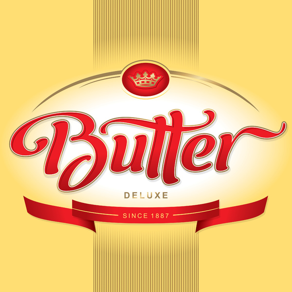 Butter branding.
