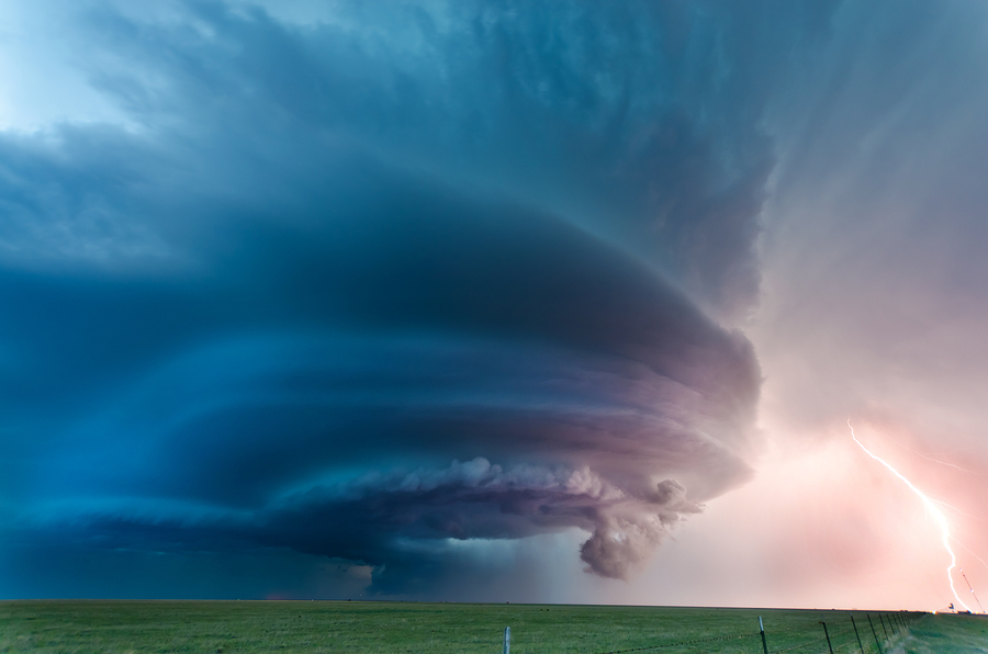 Moving in a thunderstorm