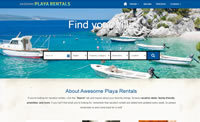 Vacation rental website example