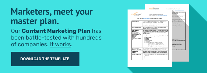 Our content marketing plan template.